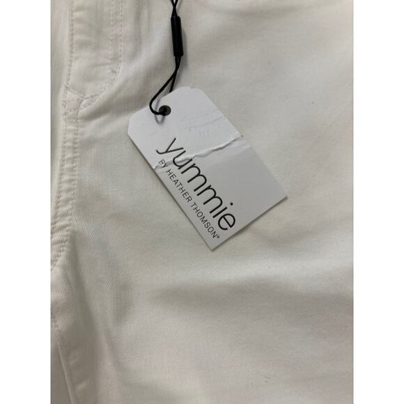 Yummie by Heather Thomson Boot Cut White Size 29 NWT - Picture 2 of 6